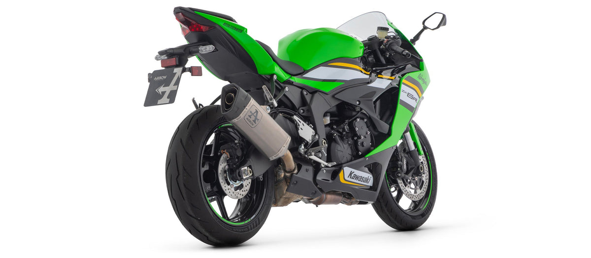Arrow Pista Titanium Slip On - Kawasaki ZX636 Ninja ZX-6R/ZX636 Ninja ZX-6R ABS