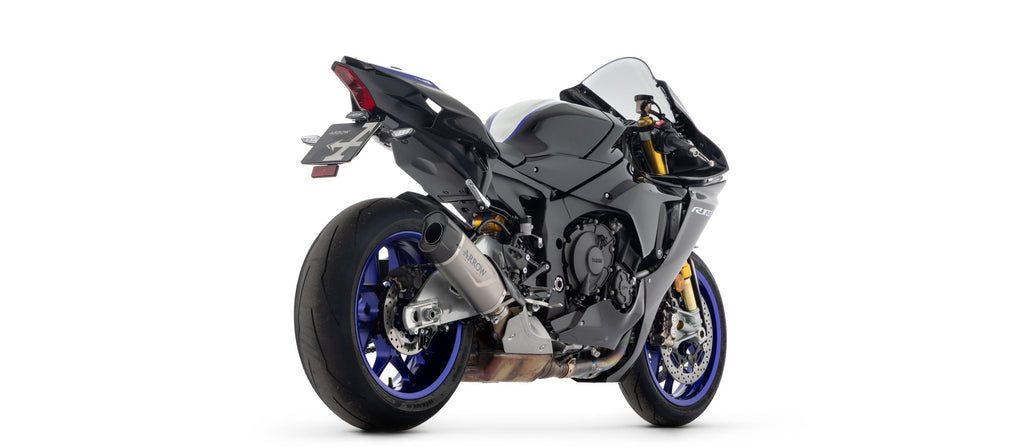 Arrow Indy Race EVO Titanium Slip On with Carbon End Cap - Yamaha YZF-R1/YZF-R1 / M