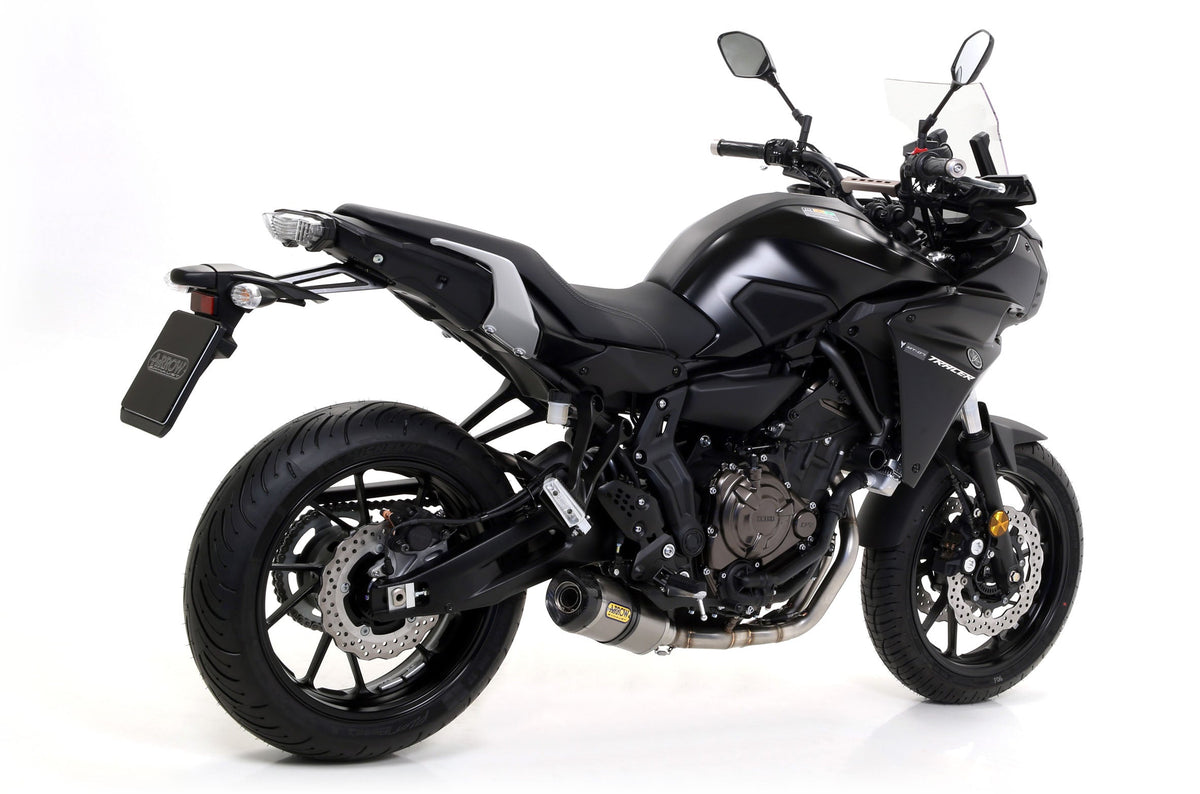 Arrow Thunder Titanium Slip On with Carbon End Cap - Yamaha MT-07