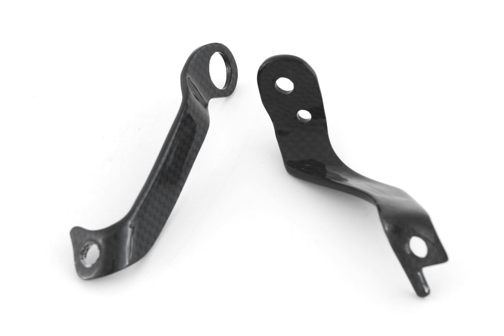 Fullsix Carbon Brake and Clutch Reservoir Mounts - Set - Ducati Panigale V4