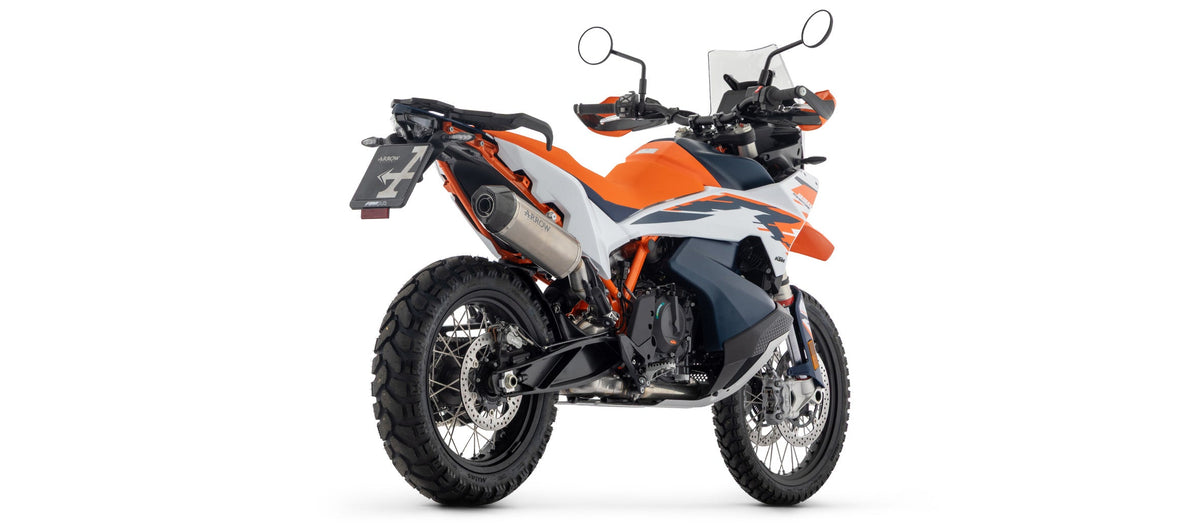 Arrow Race-Tech Titanium Slip On with Carbon End Cap - Husqvarna Norden 901/Norden 901 Expedition / KTM 890 SMT/790 Adventure