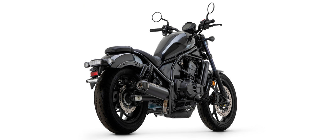 Arrow Rebel Slip On with Carbon Fiber End Cap - Honda Rebel 1100/CMX1100 Rebel 1100T
