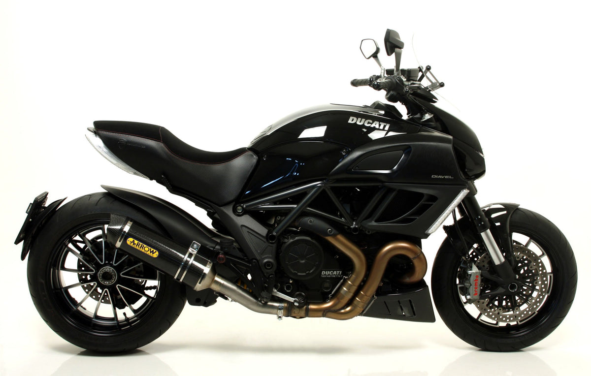 Arrow Catalytic Homologated Mid-Pipe - Ducati Diavel/Diavel AMG