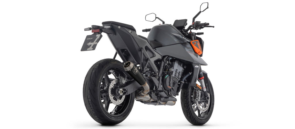 Arrow Pro-Race Nichrom "Dark" Slip On - KTM 990 Duke