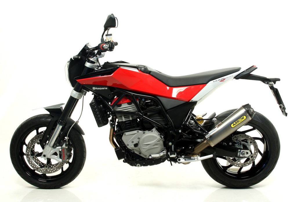 Arrow Works Titanium Slip On with Carbon End Cap - Husqvarna Nuda 900R