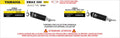 Arrow Urban Aluminium "Dark" Slip On with Carbon Fiber End Cap - Yamaha CZD300 XMAX