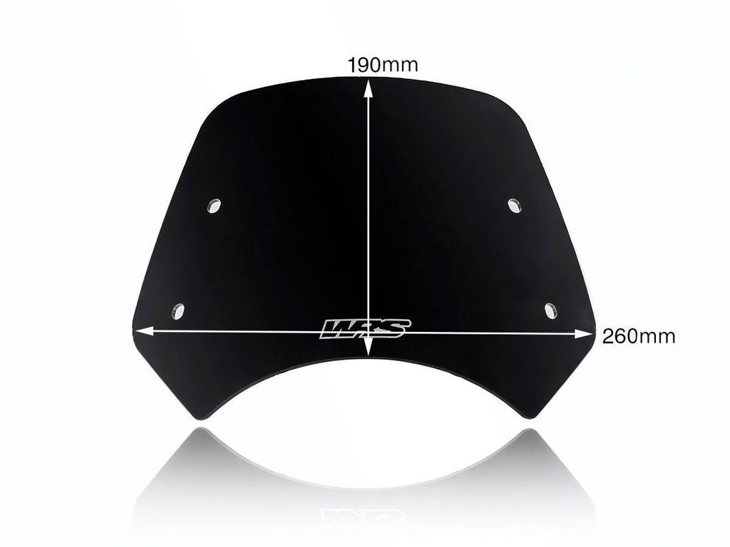 WRS Sport Windscreen Benelli Leoncino 500 2017-2024 / Leoncino 500 Trail 2021-2026