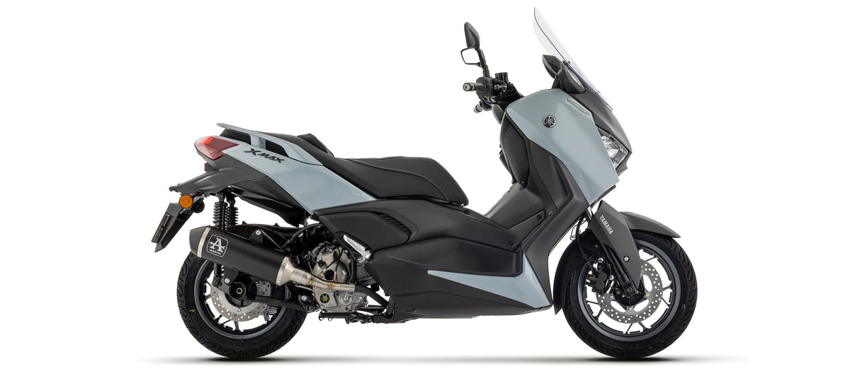 Arrow Urban Aluminium "Dark" Slip On with "Dark" End Cap - Yamaha CZD300 XMAX