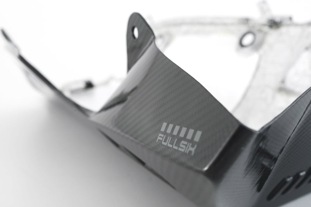 Fullsix Carbon Belly Pan Race R1M - After Market Exhaust Without CAT - Yamaha YZF-R1/R1M
