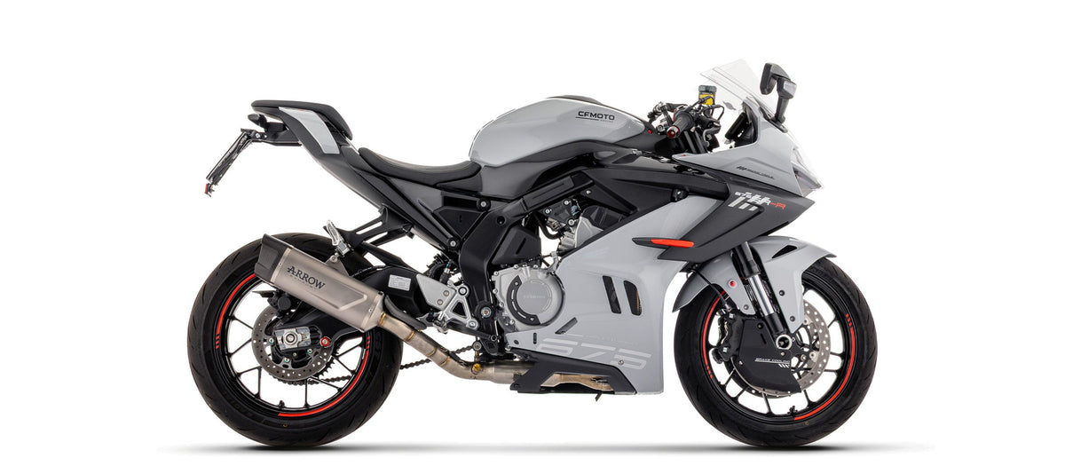 Arrow Full System Racing with Indy Race EVO Titanium Slip Ons - CFMoto 675NK/675SS