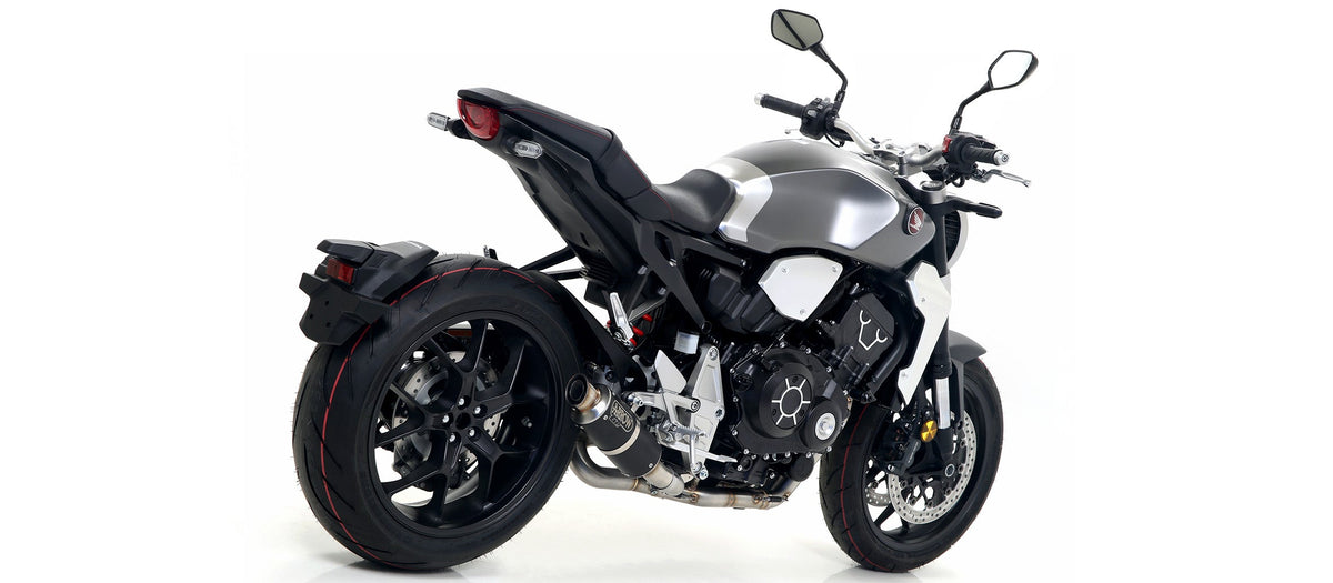 Arrow GP2 "Dark" Slip Ons Kit - Honda CB1000R/CB1000R Black Edition