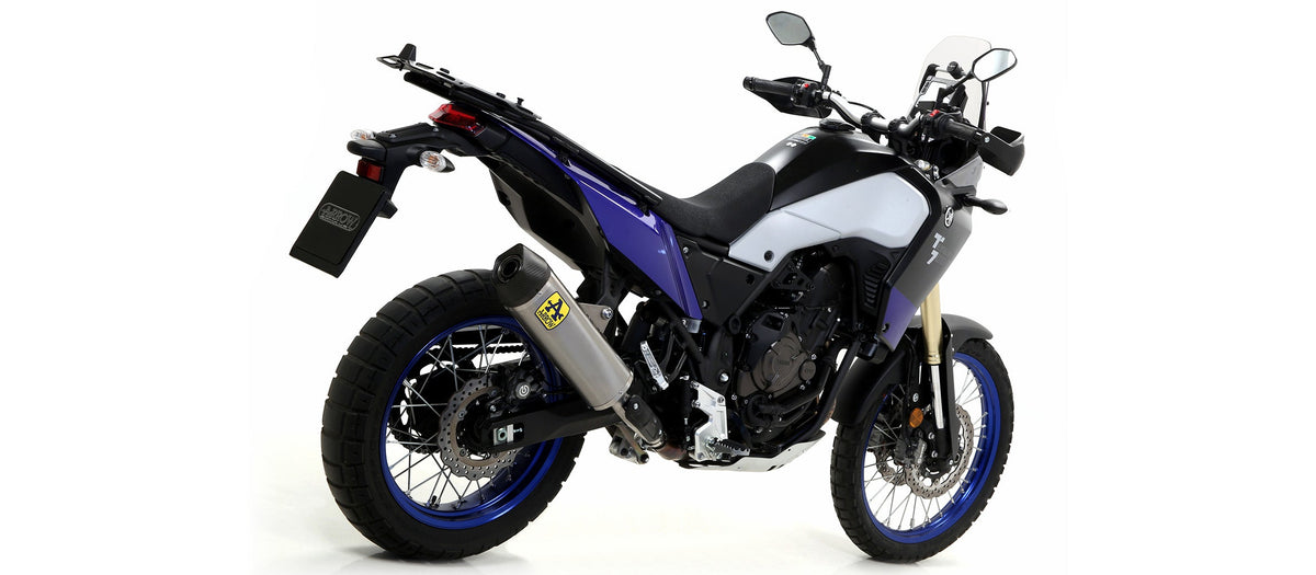 Arrow Indy Race Titanium Slip On with Carbon End Cap - Yamaha Tenere 700