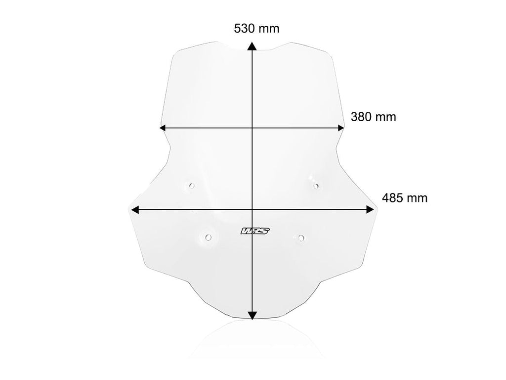 WRS Caponord Windscreen Plus No Radar BMW R 1300 GS 2023-2026