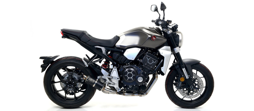 Arrow GP2 "Dark" Slip Ons Kit - Honda CB1000R/CB1000R Black Edition