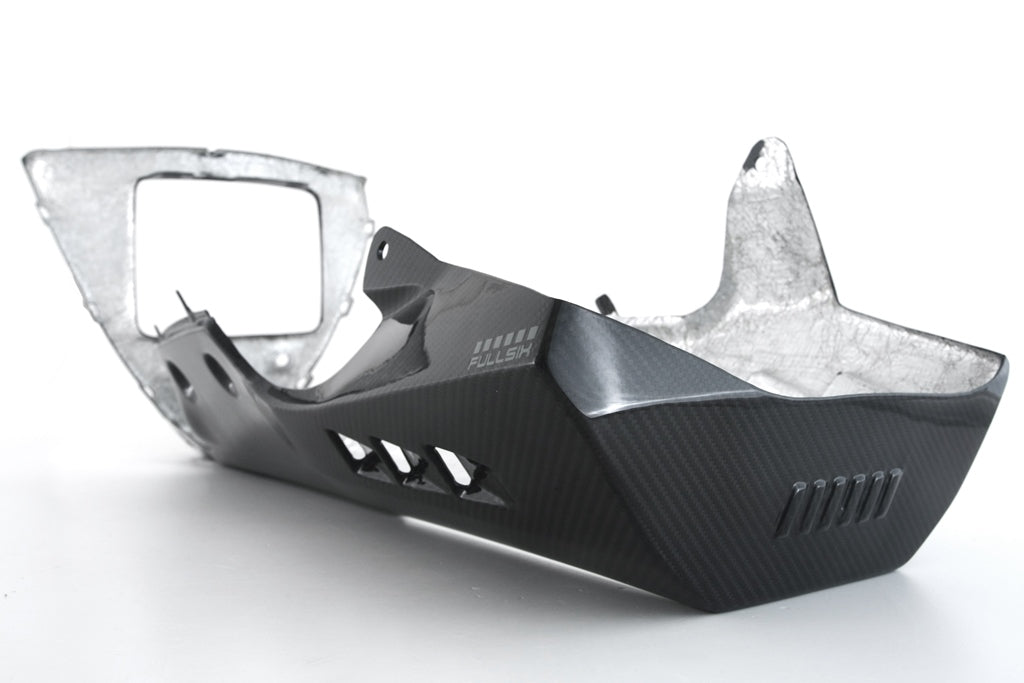 Fullsix Carbon Belly Pan - with OEM Exhaust or Slip-on - Yamaha YZF-R1/R1M
