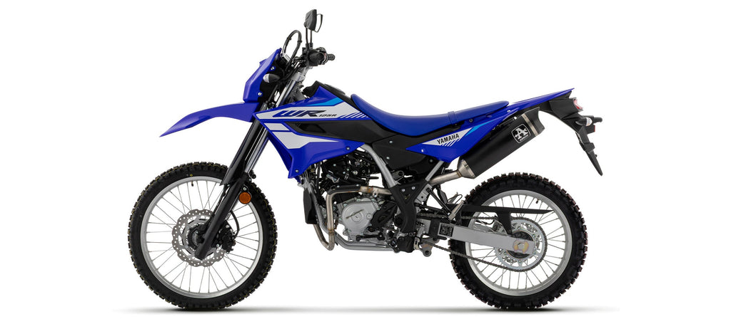 Arrow Thunder Aluminium "Dark" Slip On with Carbon End Cap - Yamaha WR125R