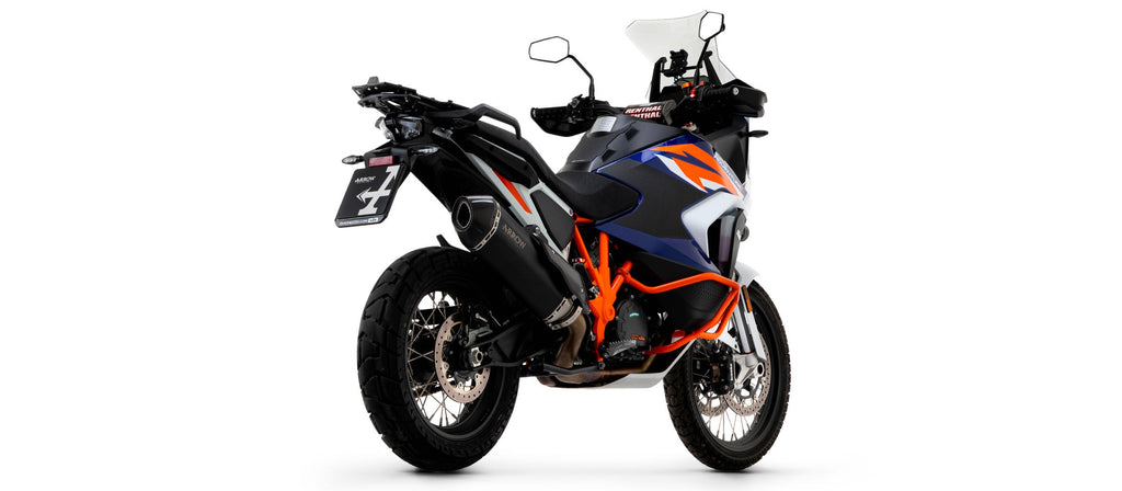 Arrow Sonora Titanium "Dark" Slip On with Carbon End Cap - KTM 1290 Super Adventure R/1290 Super Adventure S