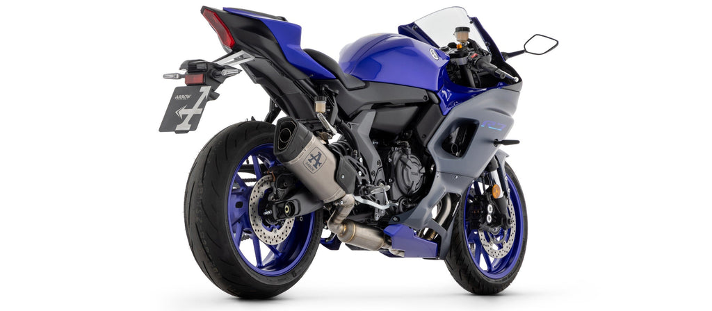 Arrow Pista Titanium Full System with Carbon End Cap - Yamaha YZF-R7/YZF-R7 World GP 60th Anniversary Edition