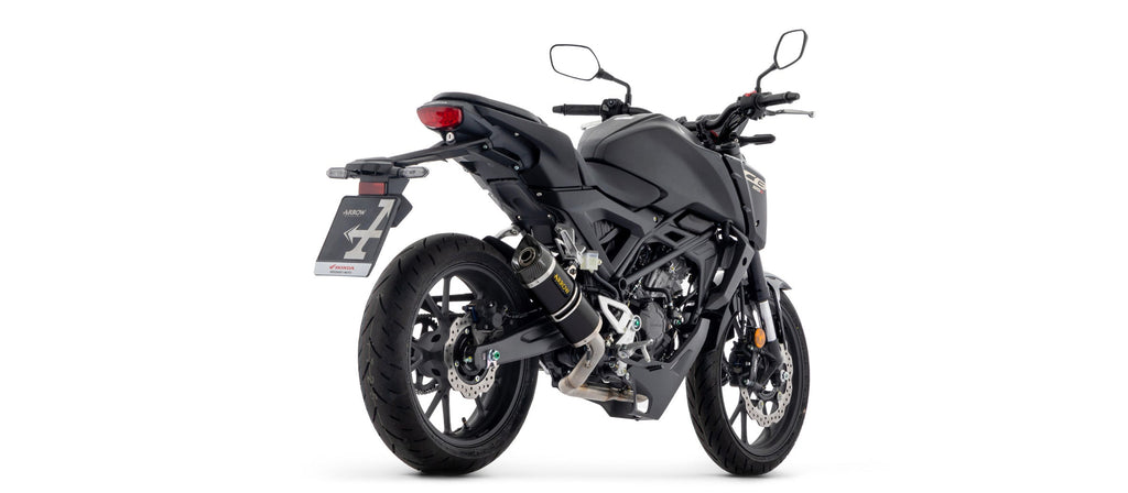Arrow Full System Racing with Thunder Aluminium "Dark" Slip Ons