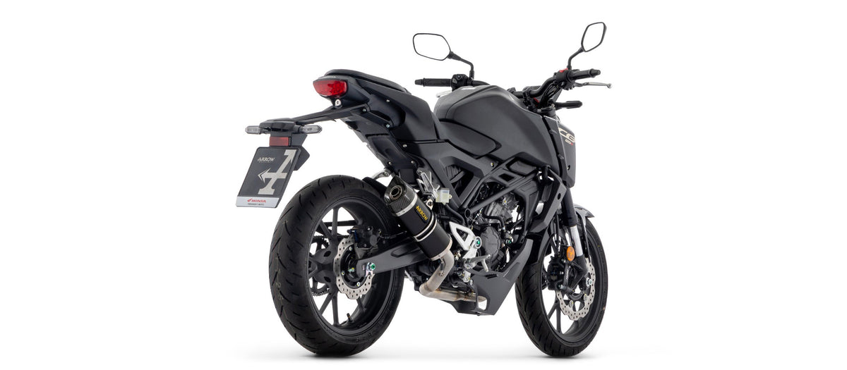 Arrow Full System Racing with Thunder Aluminium "Dark" Slip Ons