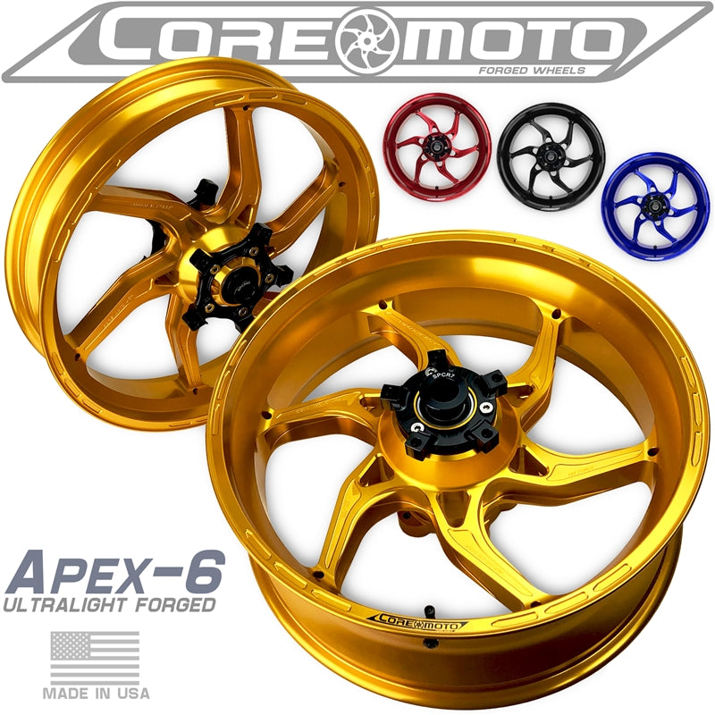 Core Moto Apex-6 Forged Wheel for Suzuki GSX-R600 / GSX-R750 - gallery photo