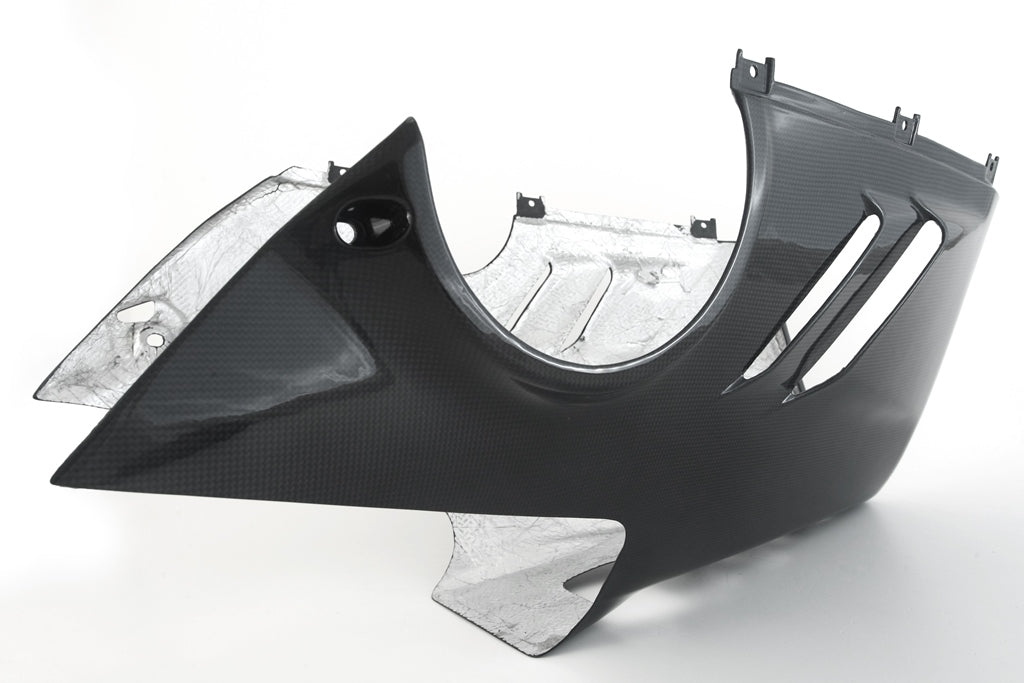 Fullsix Carbon Belly Pan - OEM Exhaust - Ducati Panigale V4