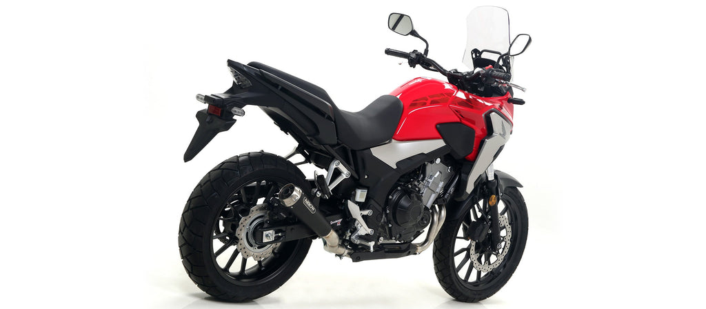 Arrow Pro-Race Nichrom "Dark" Slip On - Honda CB500X/CB500X ABS