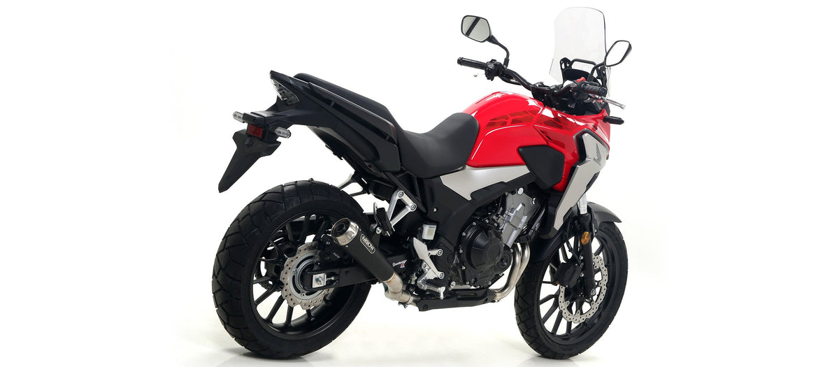 Arrow Pro-Race Nichrom "Dark" Slip On - Honda CB500X/CB500X ABS