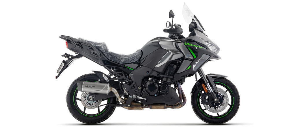 Arrow Indy Race EVO Titanium Slip On with Carbon End Cap - Kawasaki Versys 1000/Versys 1100
