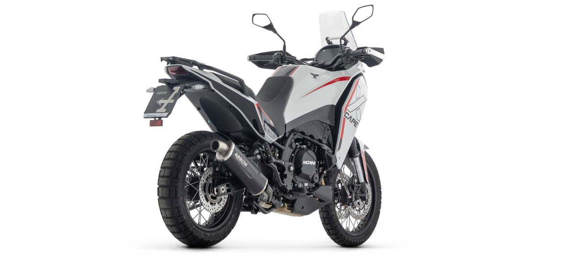 Arrow Indy Race EVO Aluminium "Dark" Slip On with Steel End Cap - Moto Morini X-Cape