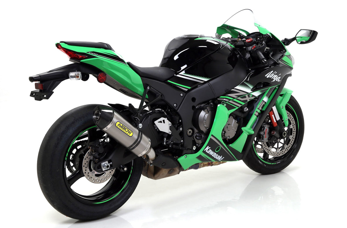 Arrow Link Pipe for Original Catalyst - Kawasaki ZX1000 Ninja ZX-10R/ZX1000 Ninja ZX-10R SE