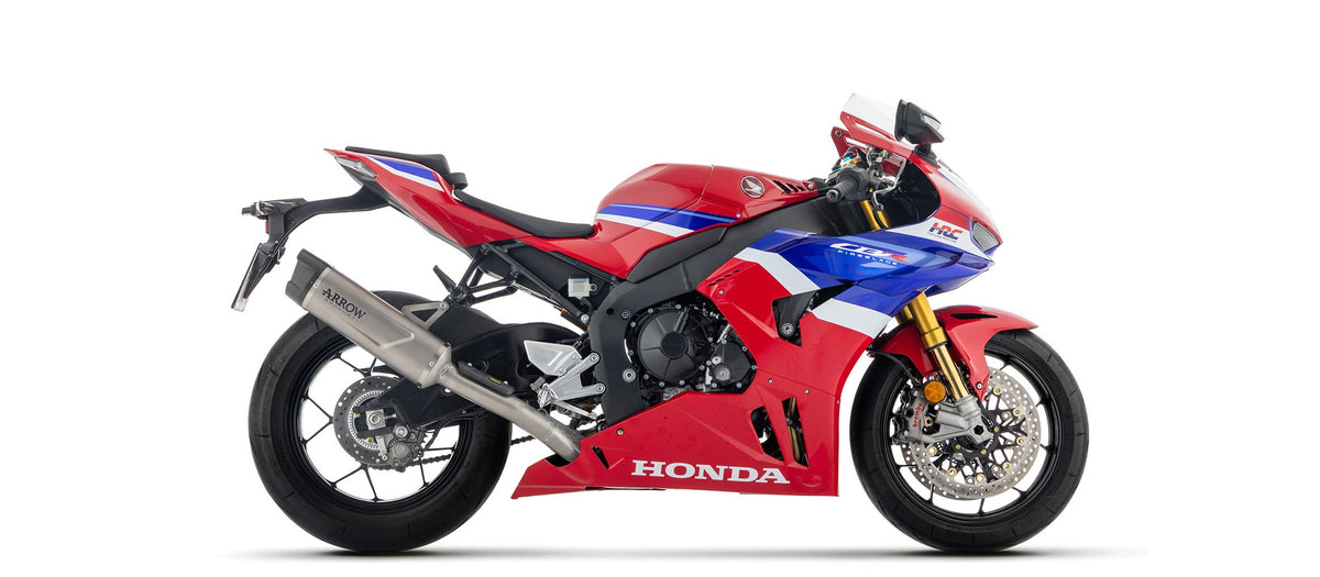 Arrow Indy Race EVO Titanium Slip On with Carbon End Cap - Honda CBR1000RR-R Fireblade