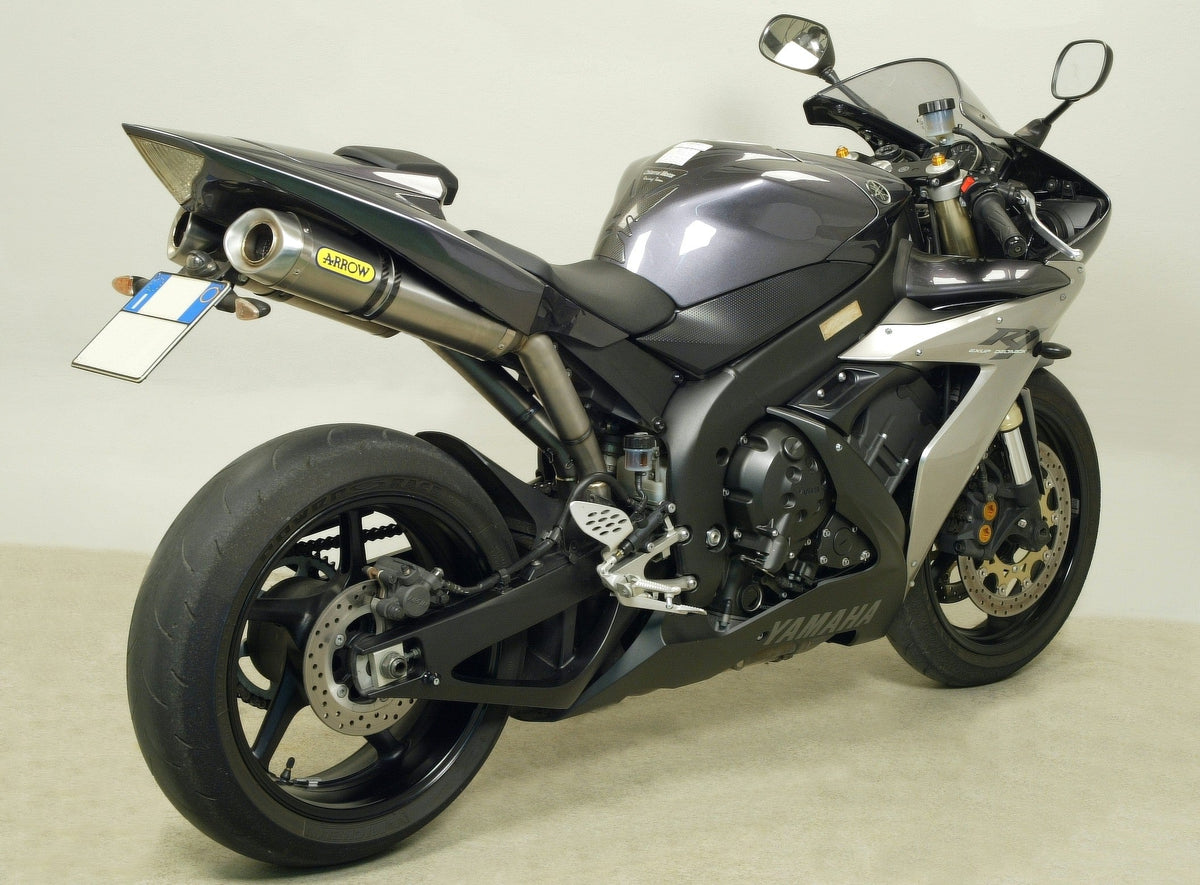 Arrow Thunder Approved Aluminium Slip Ons (Right and Left) - Yamaha YZF-R1
