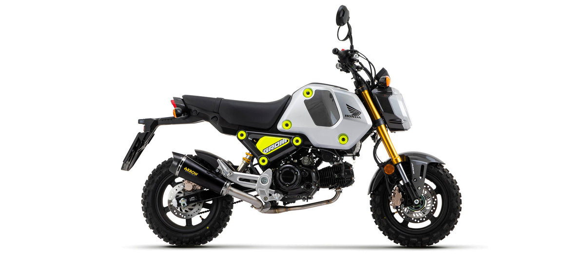 Arrow X-Kone "Dark" Slip On - Honda Grom/Grom SP