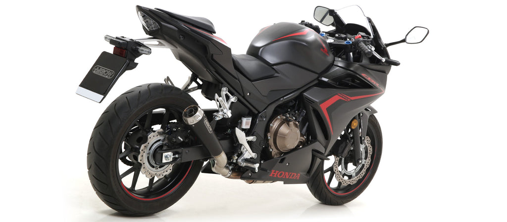 Arrow Pro-Race Nichrom "Dark" Slip On - Honda CB500F/CBR500R