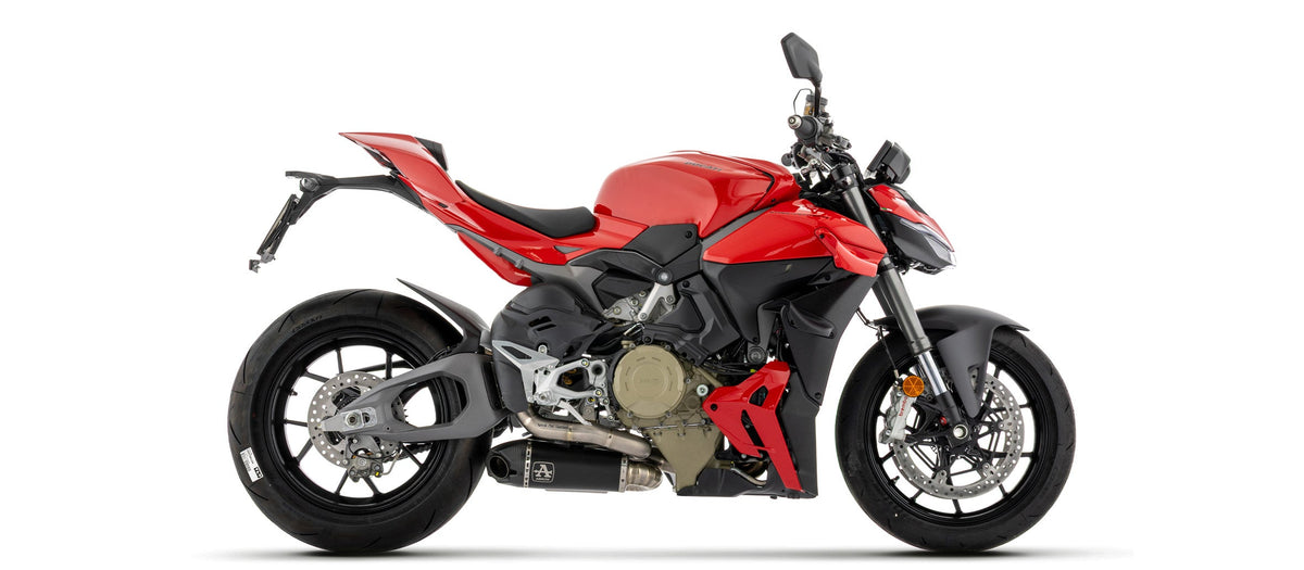 Arrow Titanium "Dark" Works Slip On with Titanium Link Pipes - Ducati Panigale V4/Panigale V4 S