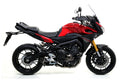 Arrow Thunder Aluminium "Dark" Slip On with Carbon End Cap - Yamaha Tracer 900/Tracer 900 / GT