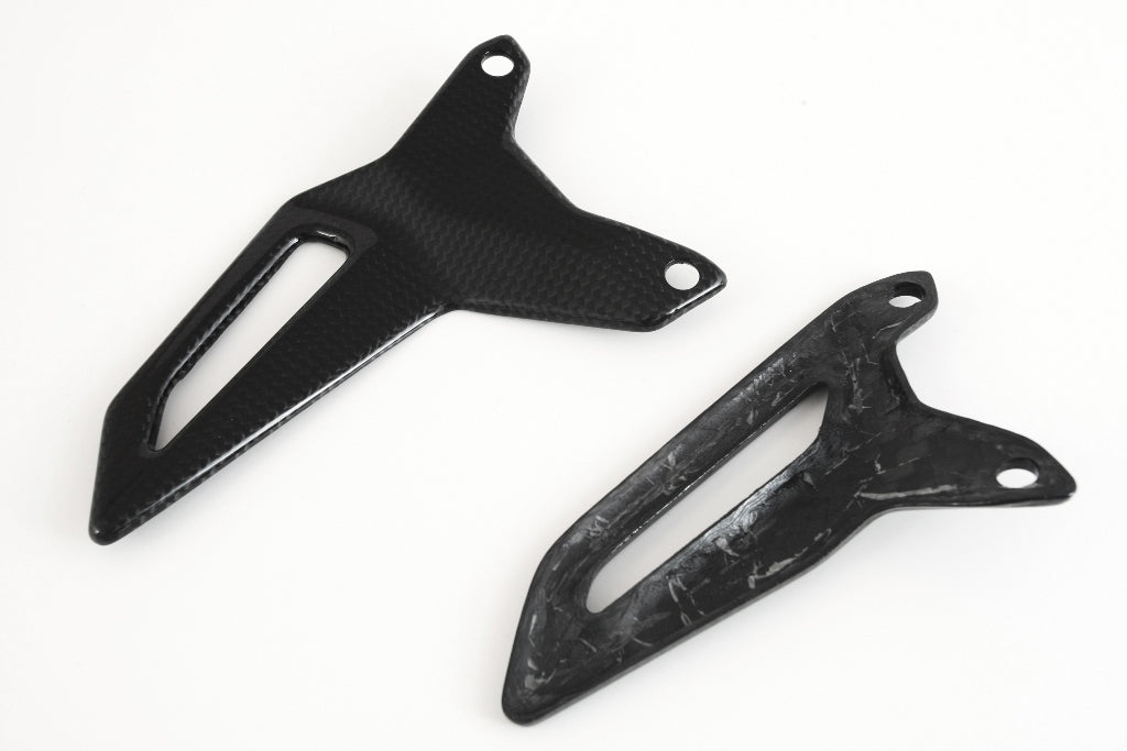 Fullsix Carbon Heel Guards Pair - Ducati Panigale R/Panigale V2