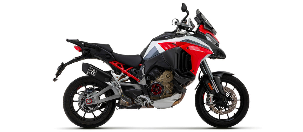Arrow Veloce Titanium "Dark" Slip On - Ducati Multistrada V4/Multistrada V4 S