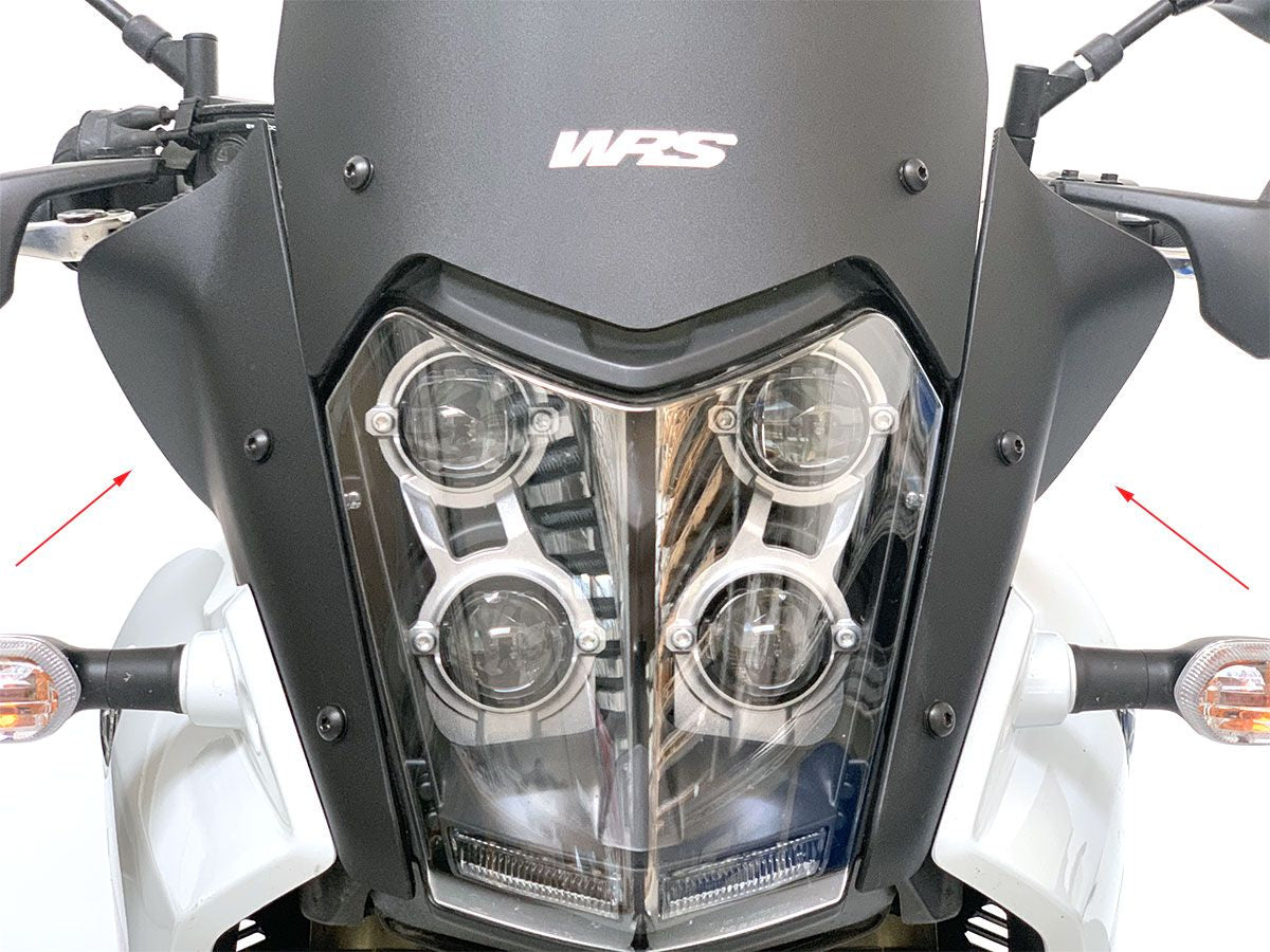 WRS Pair Oversize Side Deflectors WRS Yamaha Tenere 700 2019-2024
