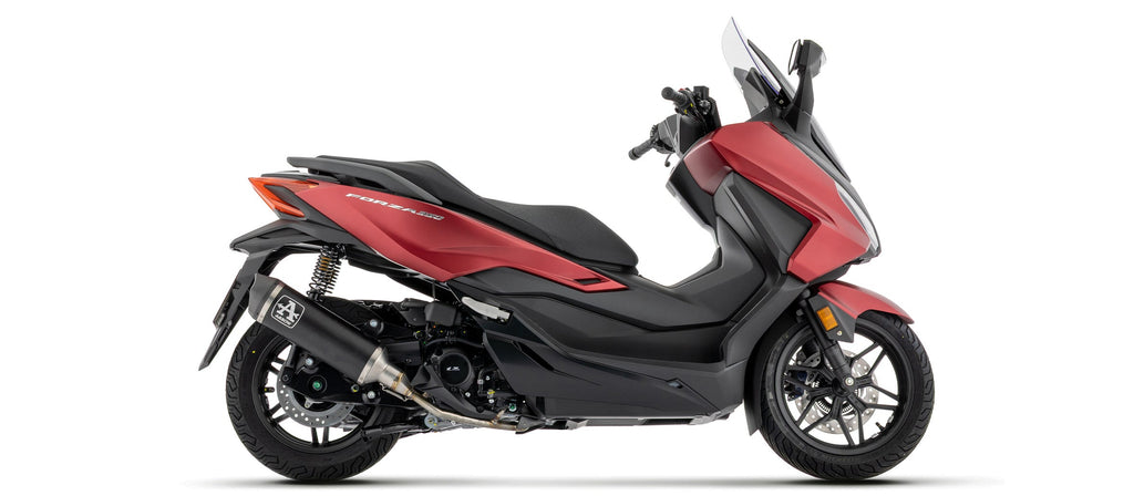 Arrow Racing Full System with Urban Aluminium "Dark" Slip On with Carbon End Cap