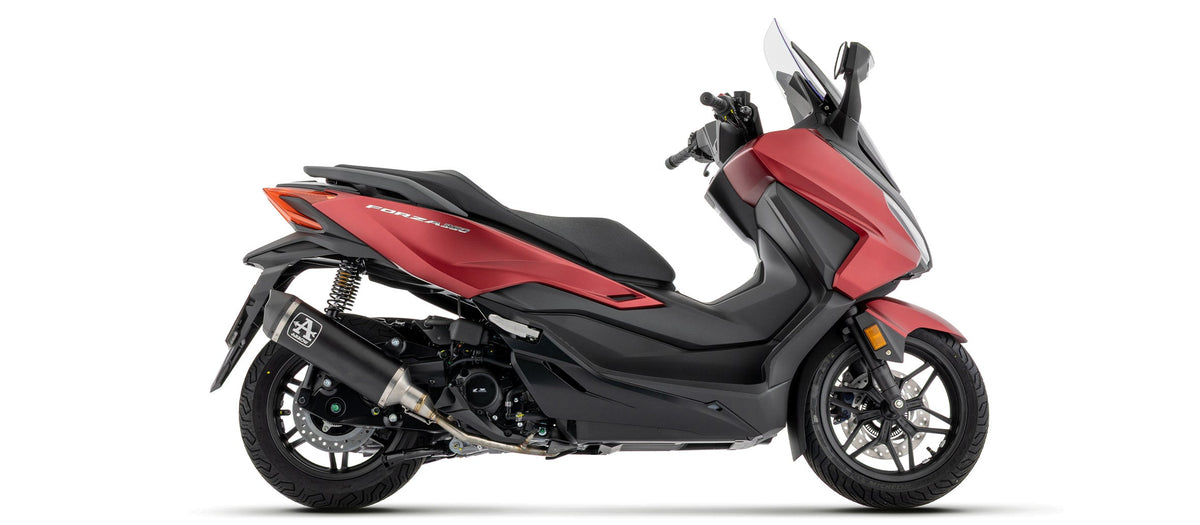 Arrow Racing Full System with Urban Aluminium "Dark" Slip On with Carbon End Cap
