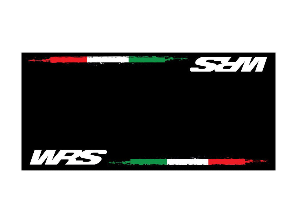 WRS Original WRS Rectangular Motorcycle Carpet With Italian Flag