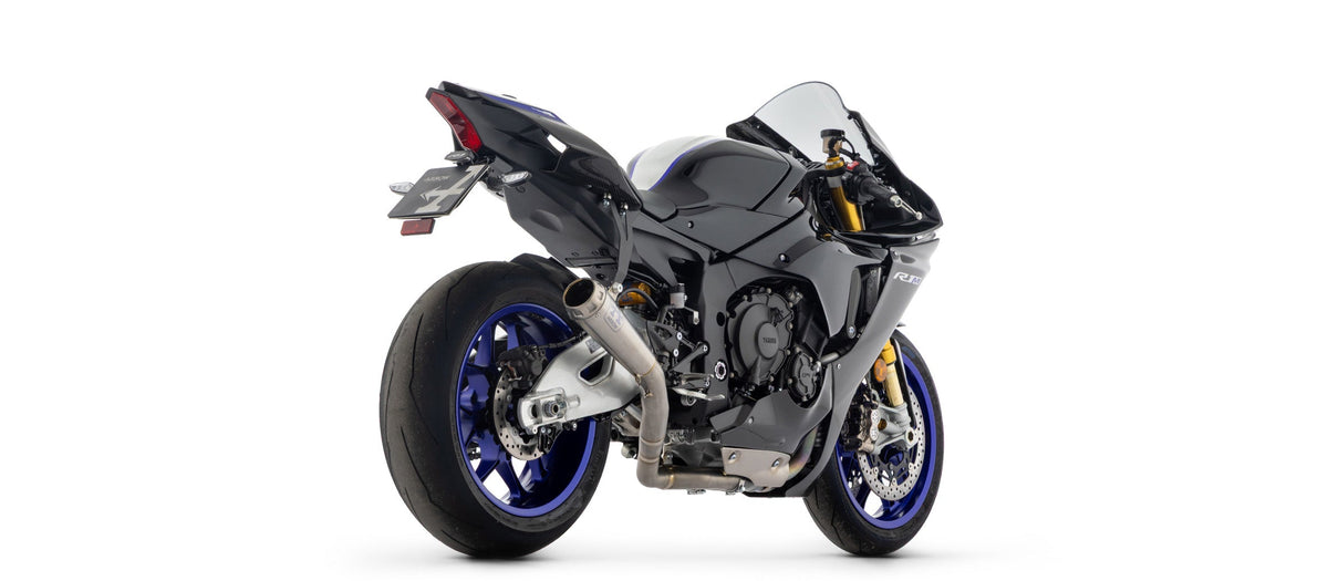 Arrow Half System Racing - Pro-Race Titanium Slip On + Titanium Link Pipe Ø60mm. - Yamaha YZF-R1/YZF-R1 World GP 60th Anniversary Edition