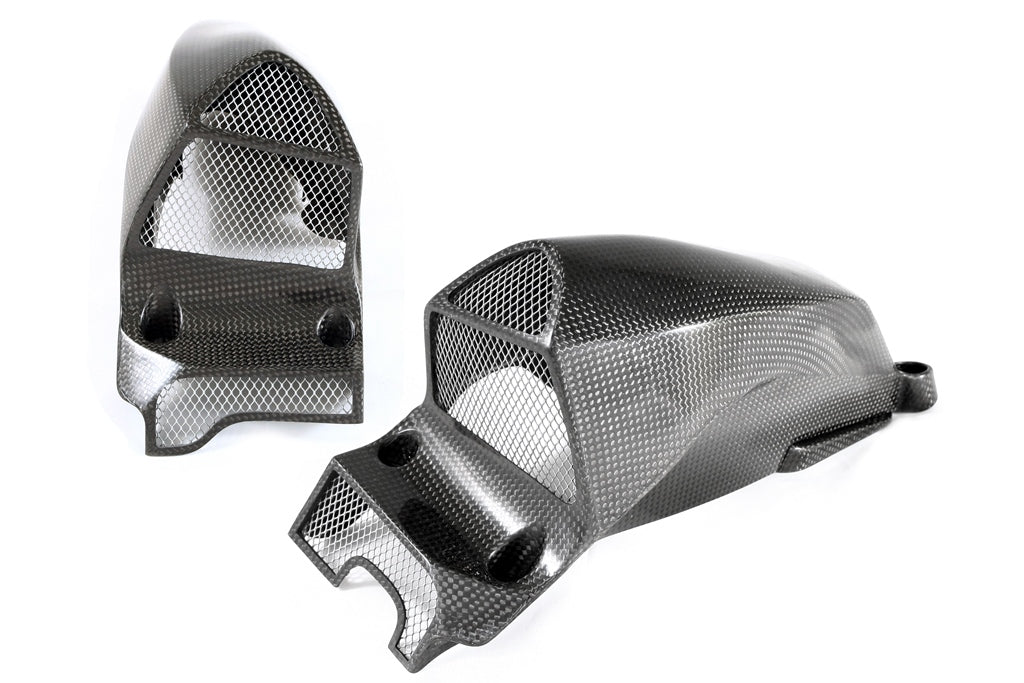 Fullsix Carbon Air Intake Tubes - Oversized Racing Set - Ducati Streetfighter/Streetfighter S