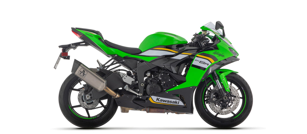 Arrow Pista Titanium Slip On - Kawasaki ZX636 Ninja ZX-6R/ZX636 Ninja ZX-6R ABS