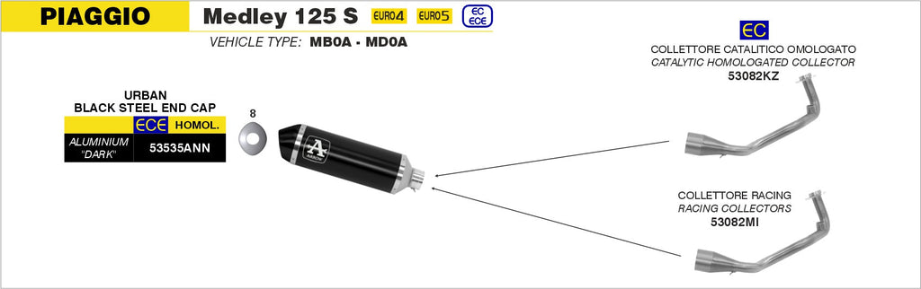 Arrow Racing Header for Urban Exhaust