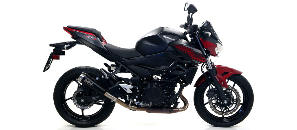 Arrow Pro-Race Nichrom "Dark" Slip On - Kawasaki Z400/EX400 Ninja 400