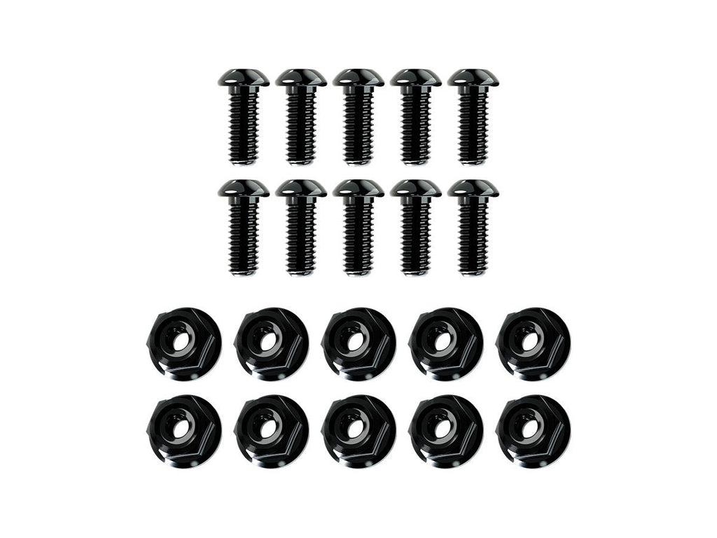 WRS WINDSCREEN M4x10MM ALUMINUM SCREW WITH NUTS KIT