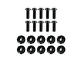WRS WINDSCREEN M4x10MM ALUMINUM SCREW WITH NUTS KIT